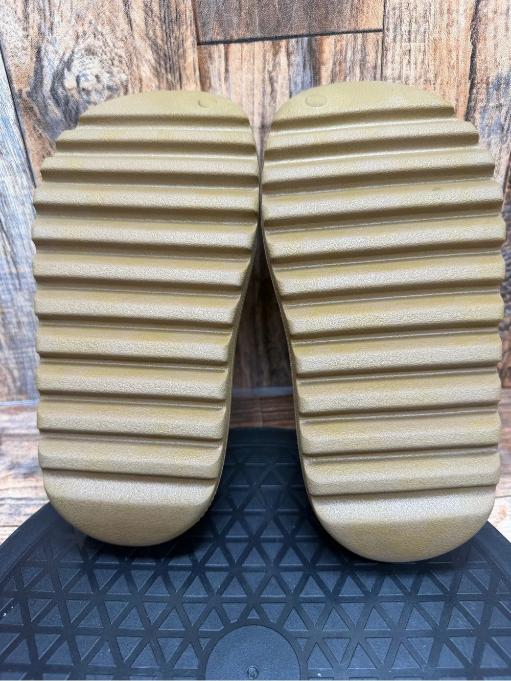 Yeezy Slide Made by Adidas Ochre Kids Slides Slipper Unisex US Size 1 Boost